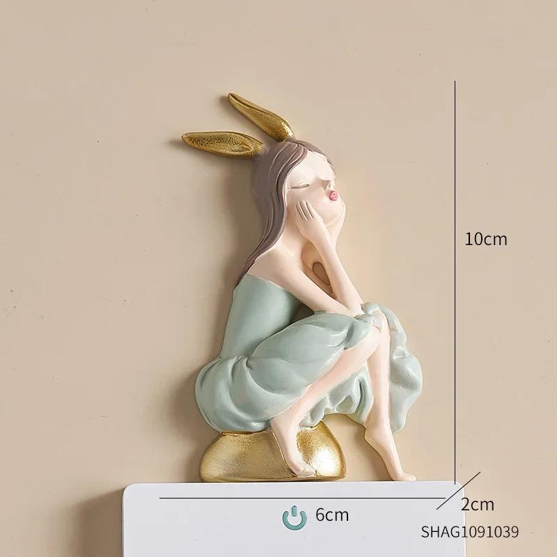 

Домашний декор Креативные наклейки на переключатели Офисные аксессуары Милые поделки для девочек из смолы Украшения для интерьера Наклейки на стену Подарок