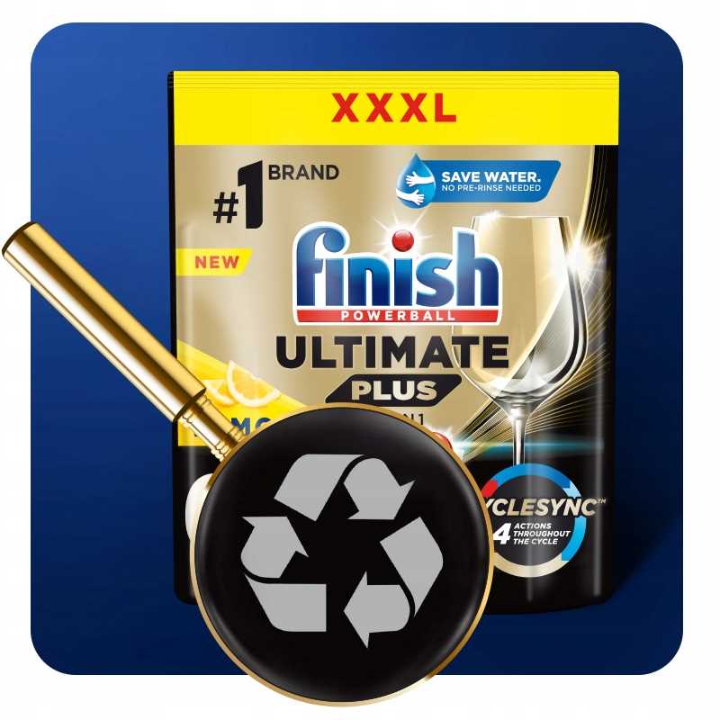 Finish Ultimate Plus 62 Lemon Capsules