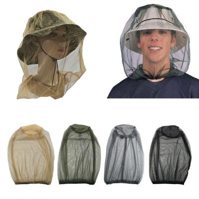 Insect Head Net Hat Fine Mesh Insect Netting Head Net Hat Anti-Insect Fishing Mesh Cap Camping Durable Protective Cover