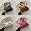 Fashionable Pu Leather Shoulder Bag For Women Classic Square Crossbody Handbag