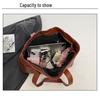 Large Women's Versatile Korean Style Tote Shoulder Handbag - Soft, Trendy & Spacious