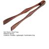 Wooden Tongs for Cooking Heat Resistant Wood Salad Servers BBQ