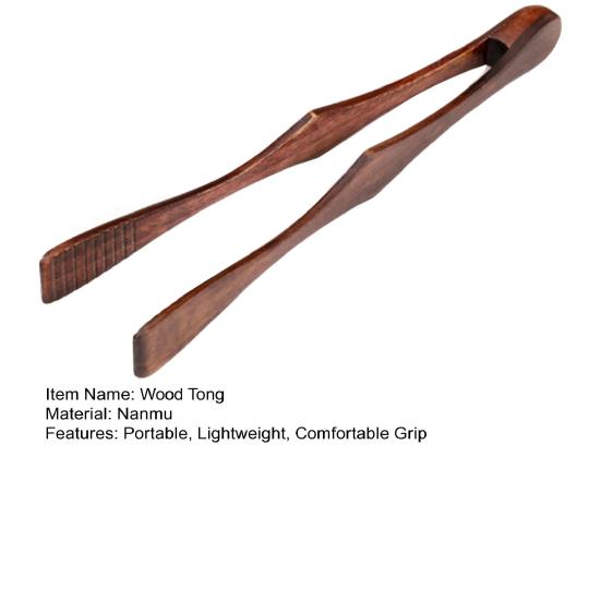 Wooden Tongs for Cooking Heat Resistant Wood Salad Servers BBQ