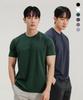 Moldeun [2Pack] Standard Muscle Fit Plain Short Sleeve T-Shirt (Type A)