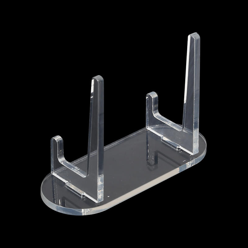 10-50PCS Acrylic Clear Stand Acrylic Easel Display Stand Multi-Functional Holder for Plate Card Commemorative Coin Collectibles Home Office Decoration