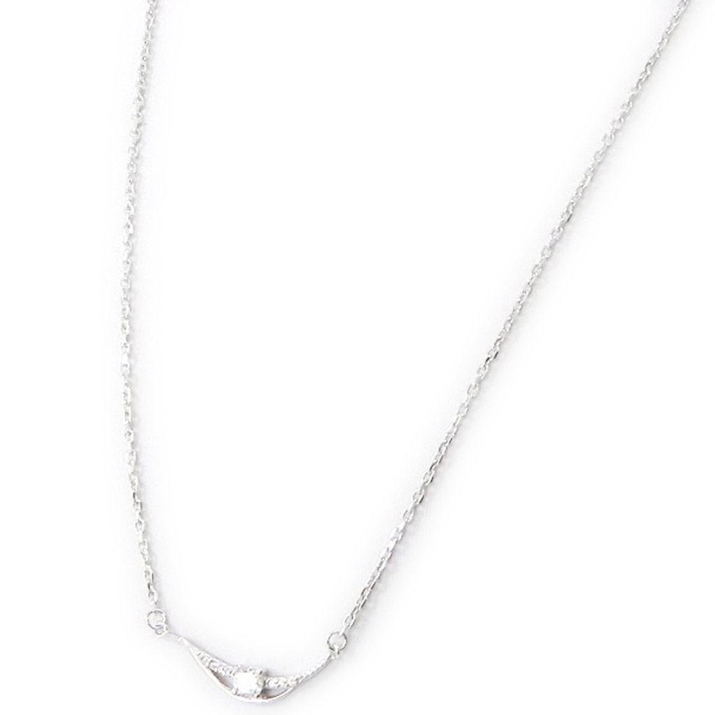 Les Trésors De Lily [I1153] - Silver Necklace 'Scarlett' Silver White (rhodium-plated) - 20x5 Mm
