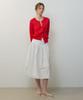 City Breeze Cotton Flare Skirt_White
