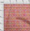 oneOone Georgette Viscose Brown Fabric Batik Sewing Fabric By The Yard Printed Diy Clothing Sewing Supplies 42 Inch Wide -
