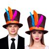 Headband Easter Costume Hat Dress Up Feathered Tall Hat  Stage Performance Event