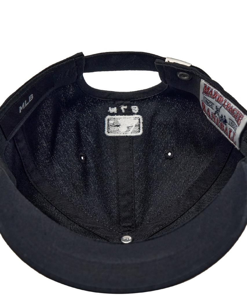Emelbi Basic 5-Panel Struktur Baseballkappe Ny (Schwarz)