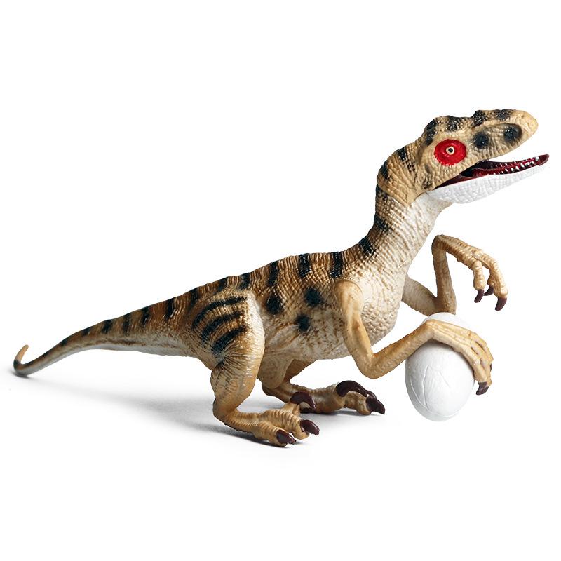 Children's Jurassic Dinosaur Toys: Oviraptor & Velociraptor Simulation Figures