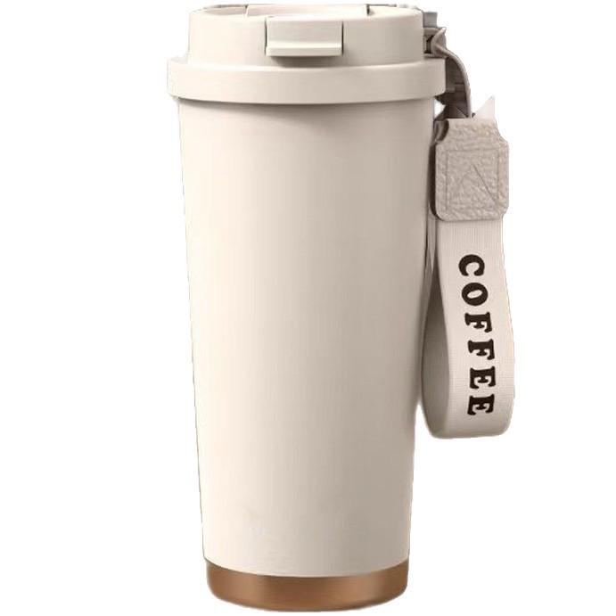 Premium 316 Stainless Steel Insulated Large Capacity Coffee & Water Cup with Straw