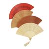 Retro Chinese Style Craft Fan All Bamboo Folding Fan Ancient Style Bamboo Fan Hanfu Dance Hollow Bamboo Fan