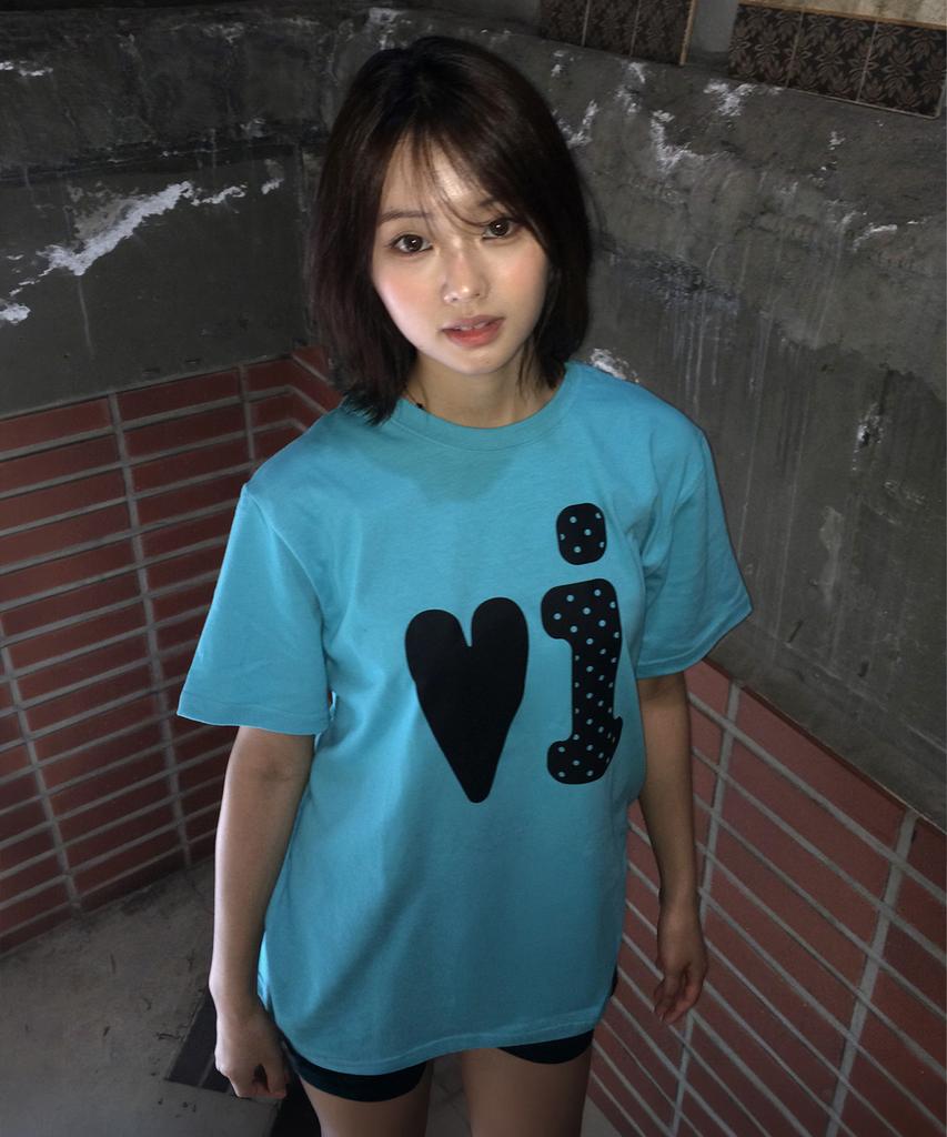 VIDEO JOCKEY Bibi T-Shirt [Mint Blue]