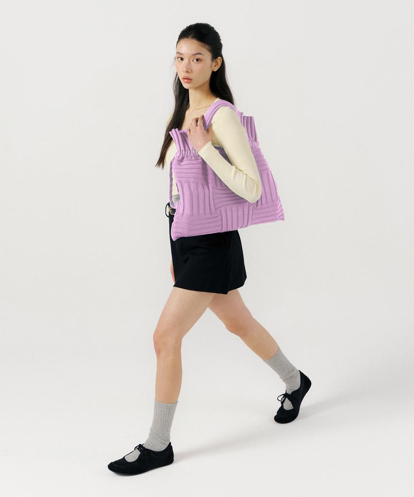 Pleatsmama Big Bow Bag Lavender
