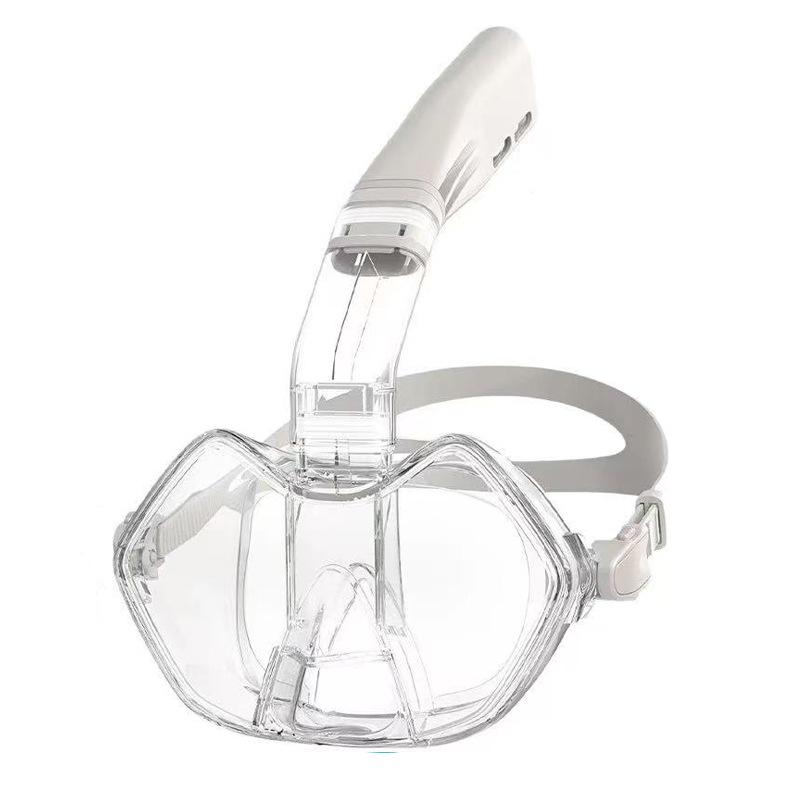 Masque de plongée étanche anti-buée détachable avec respiration nasale