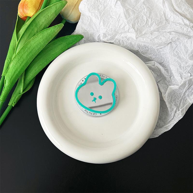 Cute Wind Mobile Phone Airbag Bracket Bunny Mirror Sticker Magnetic Suction Retractable Portable Lazy Niche