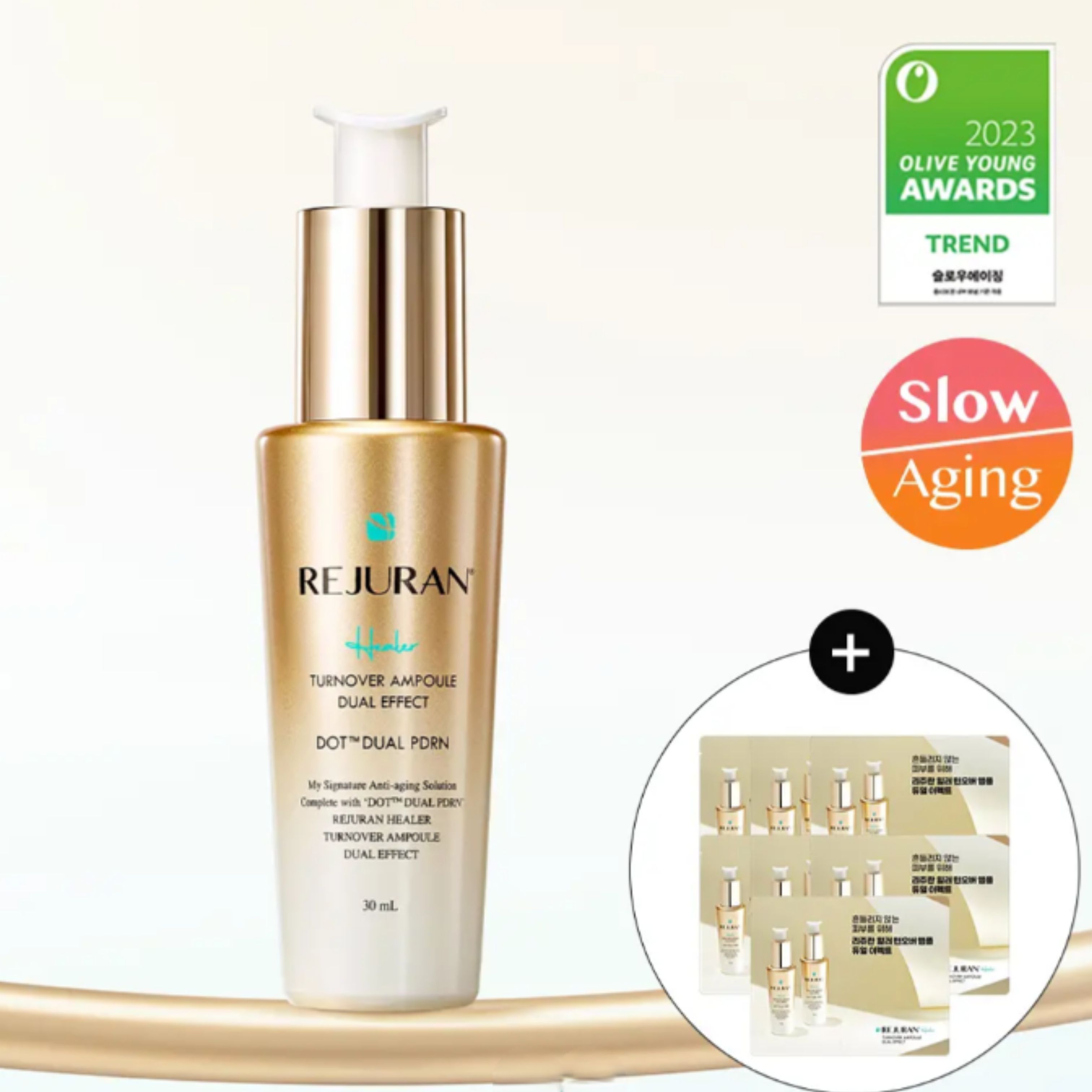 Rejuran Healer Turnover Ampoule Dual Effect Special Set 30ml (+7ml)