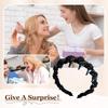 Elegant Beaded Headband Wave Hair Comb New Hair Accessories  For Women Girls