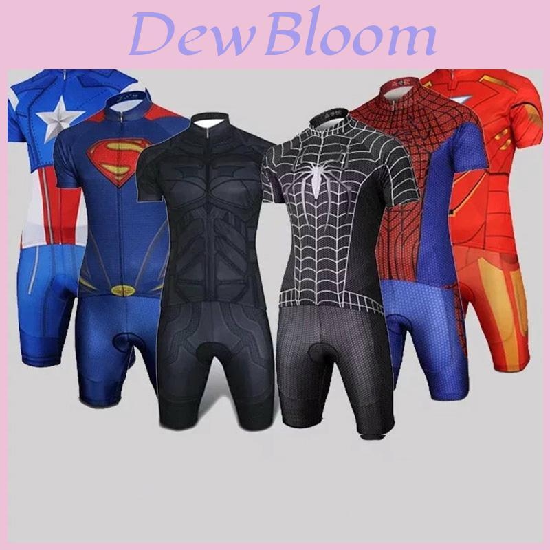 Maglia da Ciclismo T-shirt Cosplay 3D di Film di Supereroi DC di Qualità Premium per Uomo