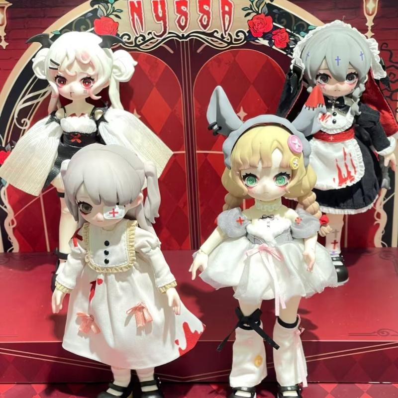 Nyssa Bizarre Nightmare Series Blind Box Kawaii Anime Action Figure 1/12 Bjd Girl Exquisite Gifts Toy Fashion Movable Action
