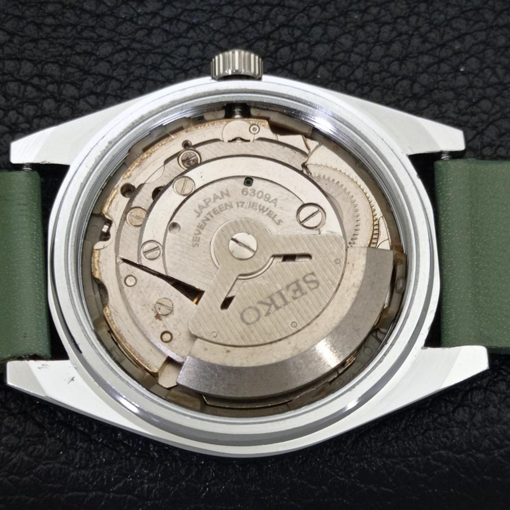 VINTAGE SEIKO 5 AUTOMATIC REFURBISHED JAPAN MENS GREEN DIAL WATCH a440613-9 Sk-a440613-1