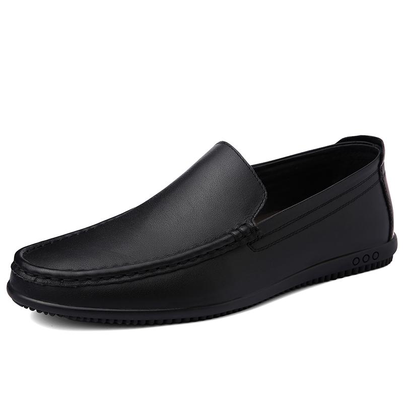 

Новейшая мужская обувь из натуральной кожи, мужские лоферы, мокасины, вечерние туфли, повседневные туфли на плоской подошве, модная обувь для вождения, деловая обувь 42