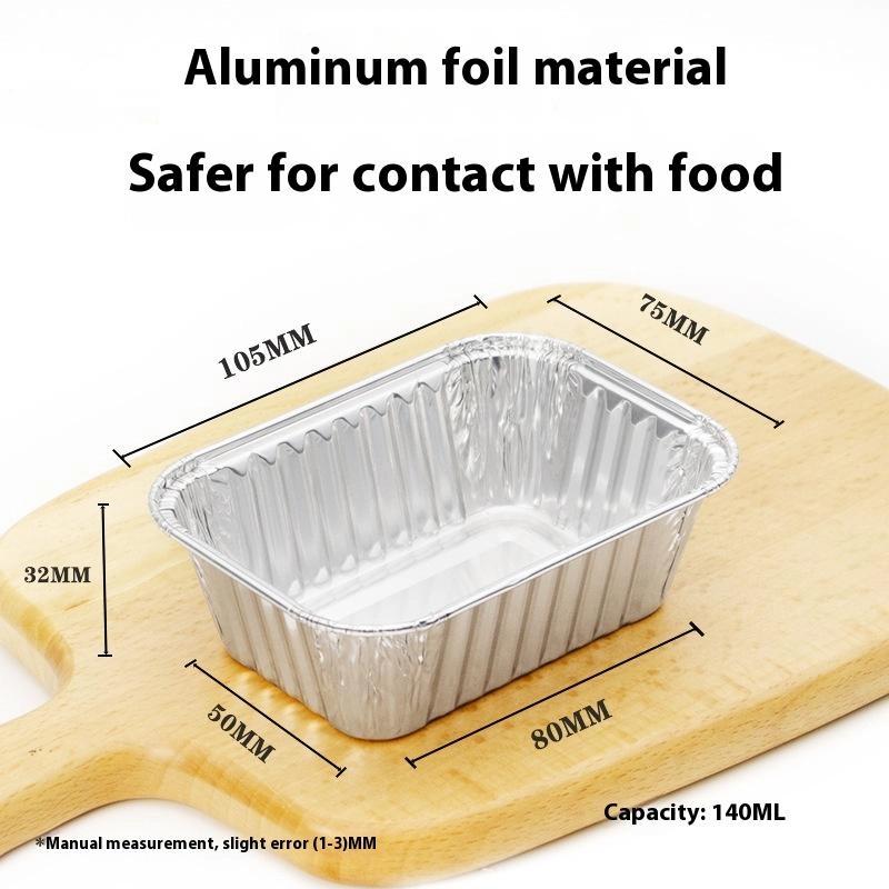 Aluminum Foil Baking Cups-Molded Style, 10 Pack Round Cake Cups with Cover for Birthday and Wedding Parties