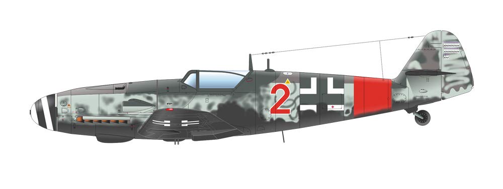 Eduard 1/48 Profipack German Air Force Messerschmitt Bf109G-6/AS Plastic Model Kit EDU82163