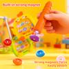 Montessori Sorting Games Magnetic Color Number Maze Board Pen Moving Bead Games Fine Motor Skills Educational Toys for Kids Gift