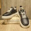 Fashion Street Style Casual Shoes Leisure Walk Leather Mens Sneakers Stylish Trend Skateboard Footwear New Outdoor Male Tenis Masculino