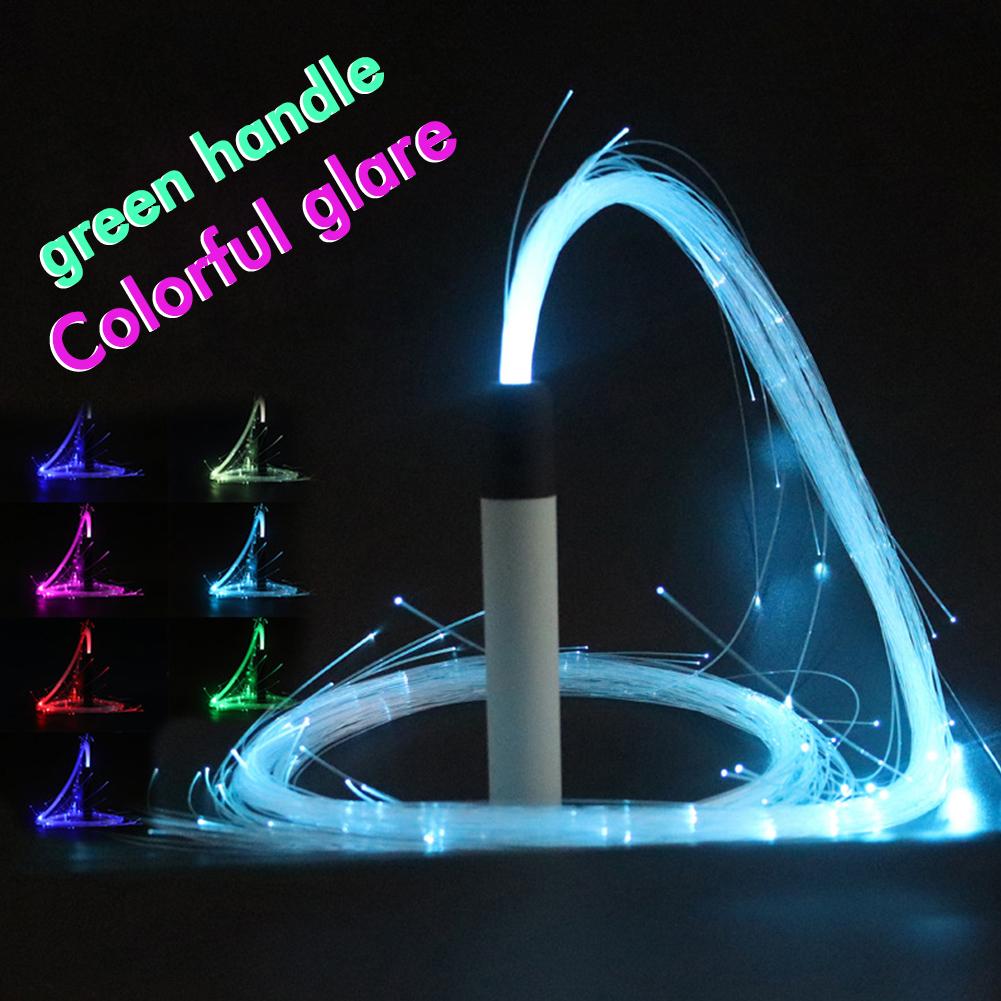 LED Fiber Whip, 360 ° Rotating Super Bright Carnival Toys, Evening Party Atmosphere Props