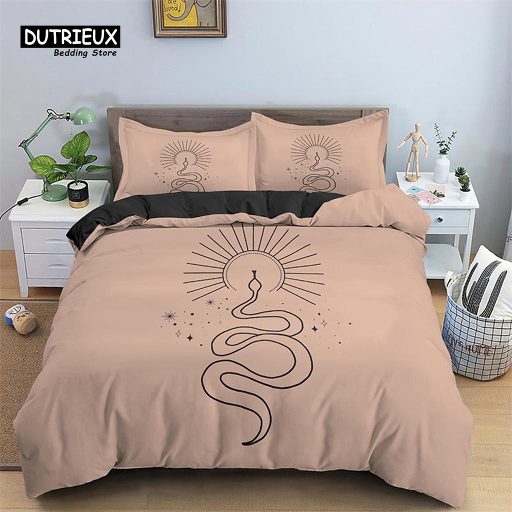 Sun And Moon Duvet Cover Mystical Hamsa Hand Bedding Set Microfiber Divination Eyes Comforter Cover King For Kids Adult Bedroom