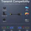 HDMI-Compatible To VGA Adapter Connecto Line Converter Cable 1.8M FHD 1920*1080P For Desktop Laptop PC TV Monitor Projector