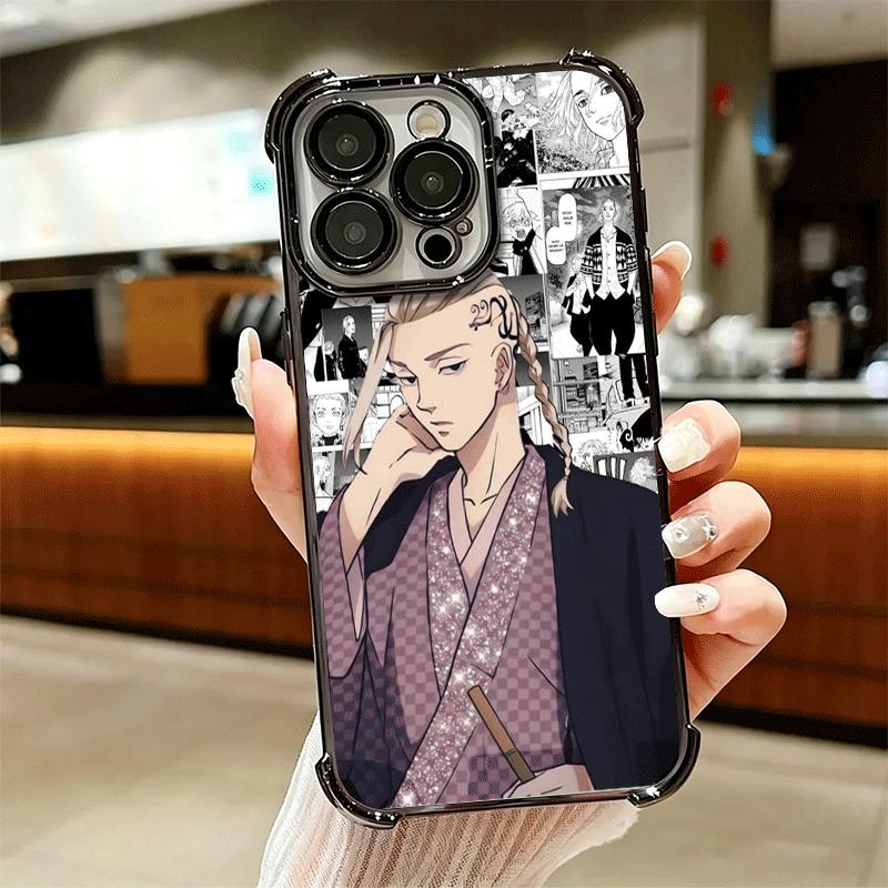 Tokyo Revengers Anime Soft Phone Case For iPhone 15 16 17 Air 14 Pro Max 16E Plus 13 12 Mini Plating Anti-Fall Fundas