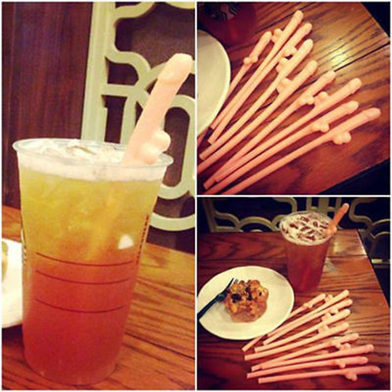 10pcs Plastic Willy Straws Hen Night Party Girls Night Out Bachelorette Bridal