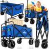 Foldable Tourist Beach Transport Trolley 100kg Camping Trailer