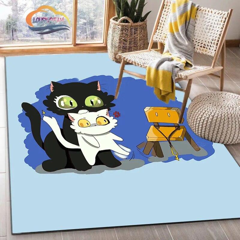 Latest Animated Suzume Anime Carpet 3D Printing Decorative Floor Mat for Children and Girls Living Room Bedroom Sofa Area Rug