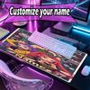 Custom Name Personalized Kpop Demon Hunter Pattern Mousepad, Laptop PC Desk Mat, Decorative Desk Mat for Home Keyboard Pad Gift