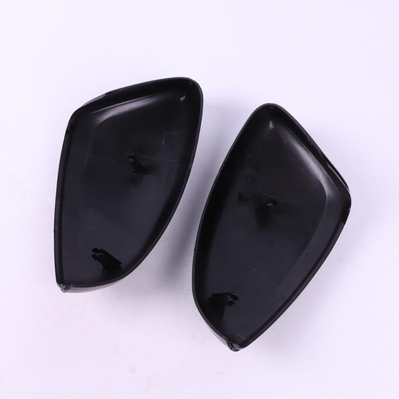 2PCS Car Rearview Side Mirror Cover 1607513080 1607512980 For Peugeot 208 2008 12-18 Citroen C3 16 - 20 Car Parts Replacement