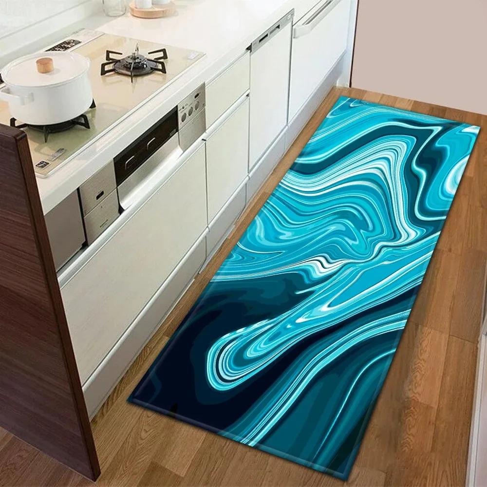 Oil Painting Graffiti Pattern Home Kitchen Floor Mat Door Front Decoration Floor Mat