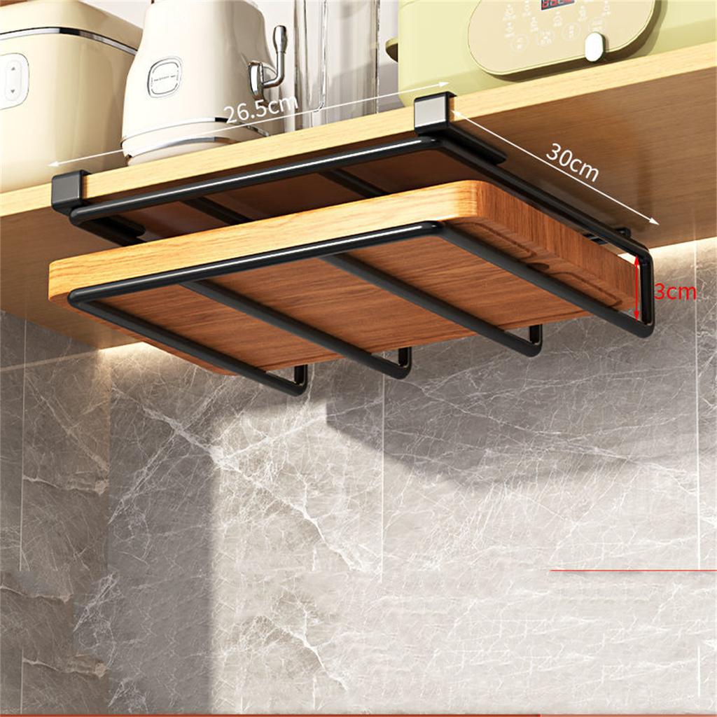 Многофункциональный шкаф Висячий кухонный полка Держатель для полотенец ...