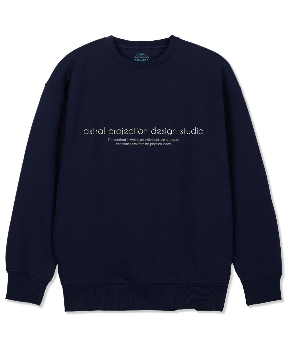 Astral Projection Ap Design Studio Loose Fit Sweatshirt_Navy Xl
