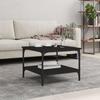 VidaXL Coffee Table Black 55x55x40 Cm Engineered Wood 832828