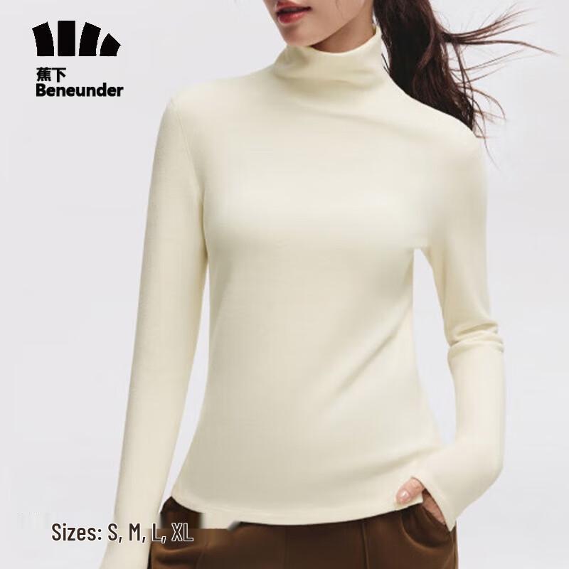 Beneath the Banana Half-High Collar Thermal Slim-Fit Top