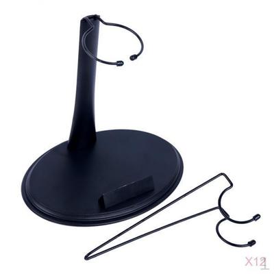 12x1/6 Display Stand Holder Fit For Action Figure Black +-Type X1