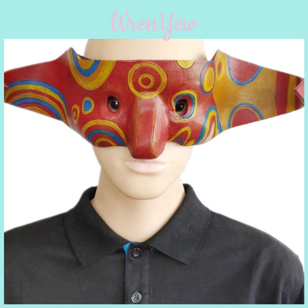 Unique Resin Wu Yanzu Mask For Halloween Costume Parties Perfect For Role Play