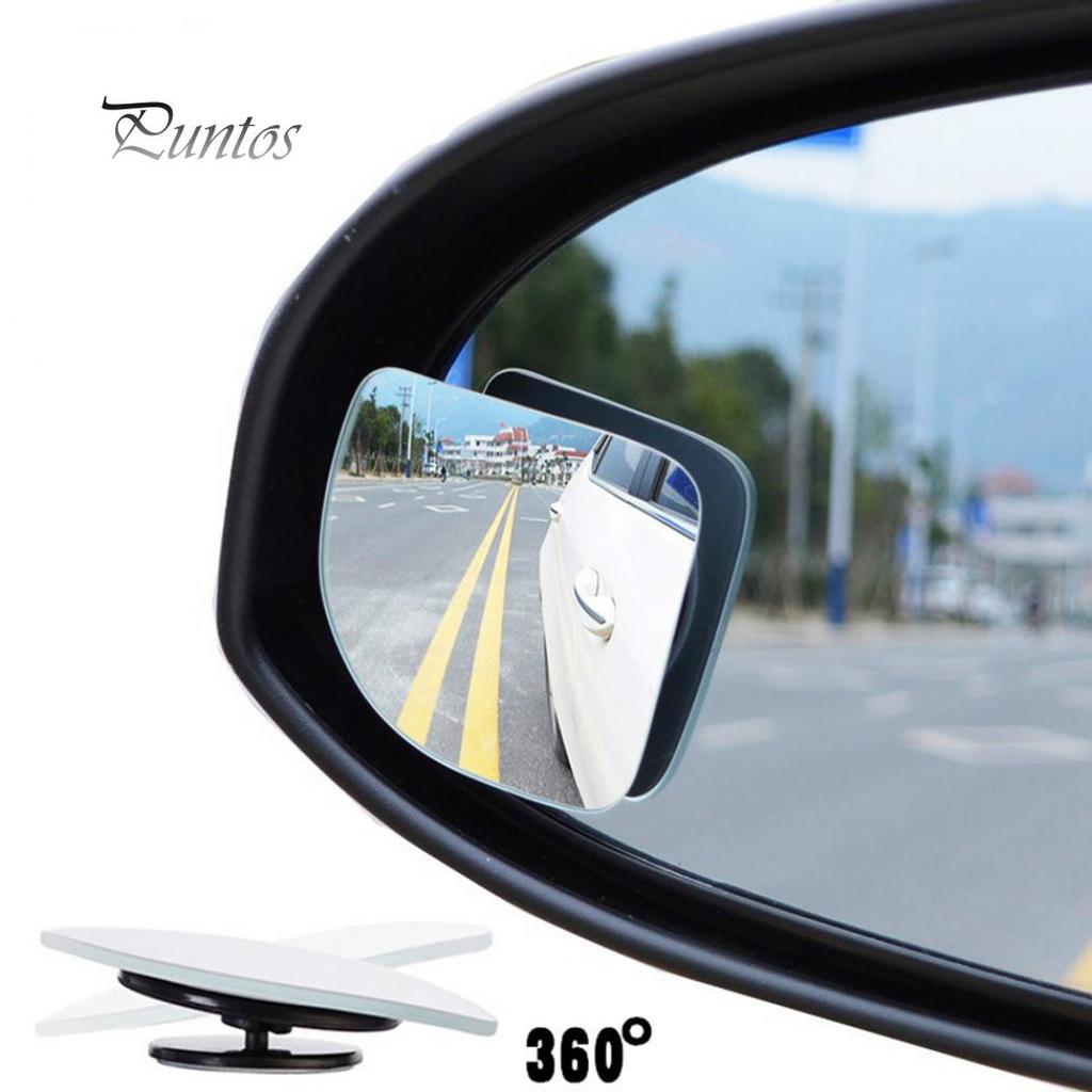 1 Pair Car Auto Wide Angle Rearview Adjustable Blind Spot Mirror