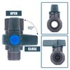 Complete Rain Barrels Spigot Faucet System 2 PVC Ball Valves Garden Hose Connectors For Rainwater Collection Harvesting