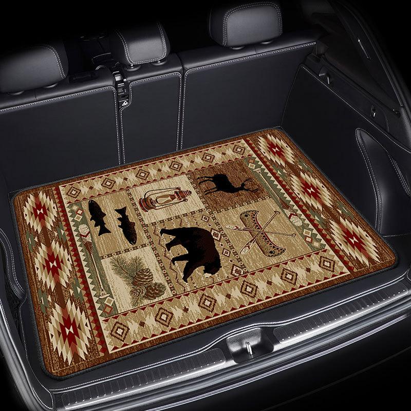 

Коврик для багажника автомобиля, прочный, водонепроницаемый, пылезащитный, легко моется, прочный, нескользящий, протектор заднего сиденья, антигрязевой коврик 75*100cm